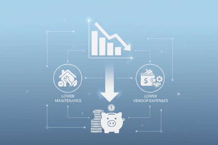 Lower Maintenance and Vendor Expenses