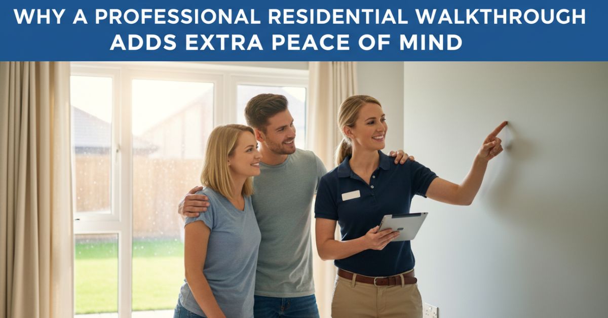 Professional Residential Walkthrough Adds Extra Peace of Mind